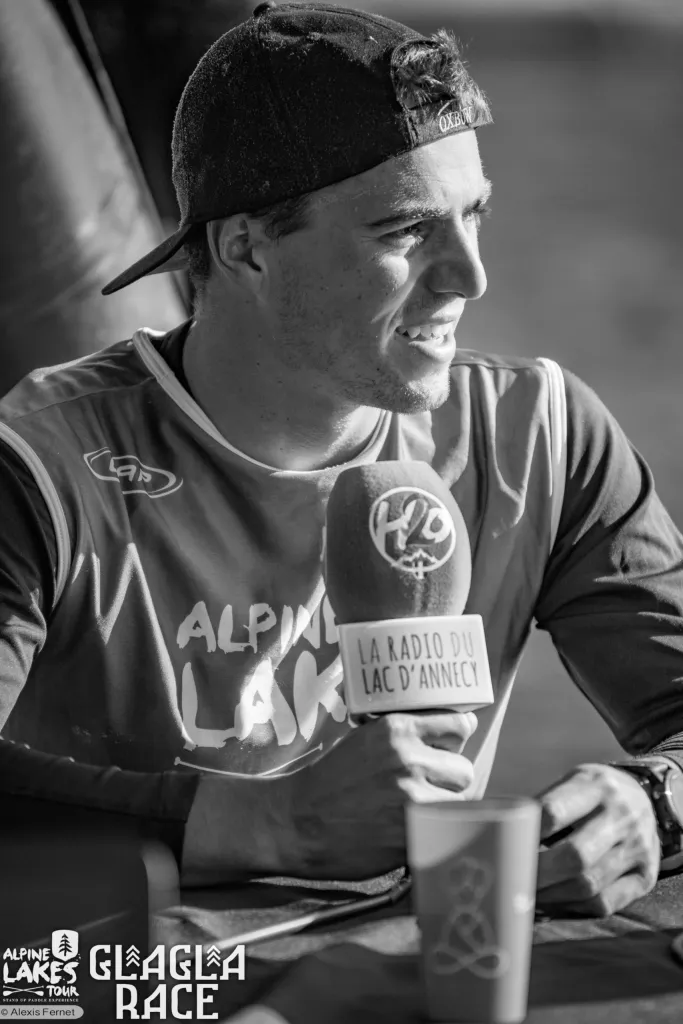 Ludovic Teulade vainqueur de la GlaGla Race en 2019